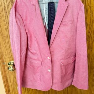 Express Men's Blazer in Vibrant Pink